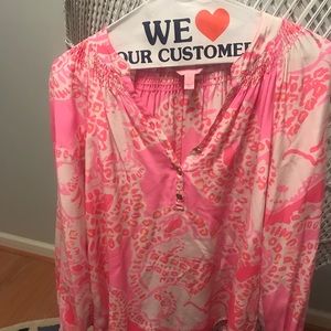 Lilly Pulitzer Elsa Silk Top